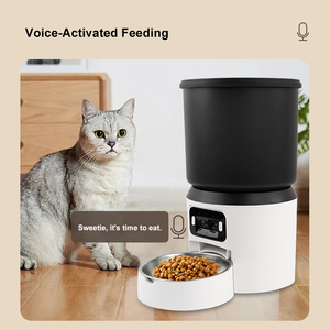 Automatischer Katzenfutter automat mit Ultra-Weitwinkel kamera 2.4G WiFi & 5G Bluetooth Dualband Smart <span class=keywords><strong>App</strong></span> Control Zeit gesteuerter Tiernahrung spender - Product Image 4