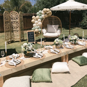 <span class=keywords><strong>Table</strong></span> de <span class=keywords><strong>pique</strong></span>-<span class=keywords><strong>nique</strong></span> en bois solide pour fête, anniversaire, Camping moderne, événement de luxe, <span class=keywords><strong>jardin</strong></span>, mariage - Product Image 6