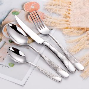 Luxury PVD Mirror Gold Royal Style Stainless Steel Cutlery Set with Case 24pcs Back to School - Product Image 3
