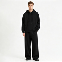 Sweat-shirt d'hiver à capuche pour homme, coupe classique, en molleton de coton, style personnalisé, design de marque, broderie unie