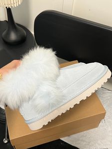 Botas de Nieve Cálidas de Lujo para Mujer UGGS Invierno 2025 - Forro de Lana de Alta Calidad, Material de Piel de Oveja, Logotipo Original - Product Image 5