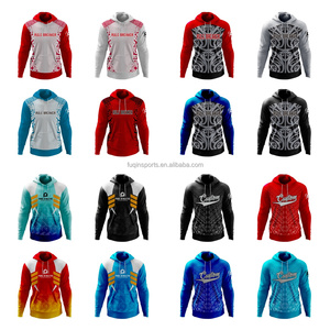 FQ lettere personalizzate parole sport felpa con cappuccio canguro da allenamento Pullover tascabile <span class=keywords><strong>Koru</strong></span> stampato a maniche lunghe sublimazione Top - Product Image 2