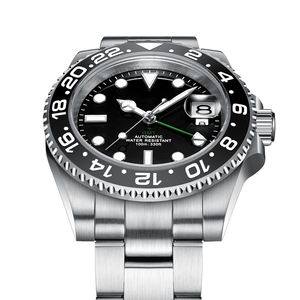 Montre mécanique automatique de luxe pour homme, Montre Homme, 10 ATM étanche, <span class=keywords><strong>bracelet</strong></span> en acier inoxydable, saphir véritable, NH34 <span class=keywords><strong>Diver</strong></span> - Product Image 2