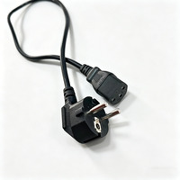 Câble d'alimentation de remplacement homologué VDE 16A 250V 3G 1,5 mm² avec prise EU vers IEC C13