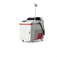 Nouvelle machine de nettoyage au laser à fibre 2000W pour l'élimination de la rouille et de la peinture des roues de train, équipement industriel de détartrage métallique haute efficacité