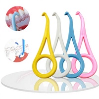 Plateau d'extraction dentaire orthodontique en plastique transparent, outil multifonctionnel pour le blanchiment et le retrait des aligneurs dentaires, fonction d'alignement pratique