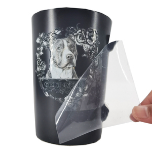 Étiquettes autocollantes en vinyle noir imperméables et personnalisées, étiquettes de transfert, impression pour bouteille de cosmétiques, <span class=keywords><strong>prix</strong></span> bas, usine OEM - Product Image 4