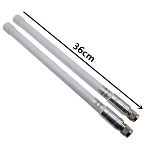 เสาอากาศไวไฟกลางแจ้ง 868 MHz ไฟเบอร์กลาส 8dB 5100-5850mhz สำหรับรีพีทเตอร์ WLAN พร้อมอะแดปเตอร์ต่อสาย N Male ลดราคาพิเศษ - Product Image 1