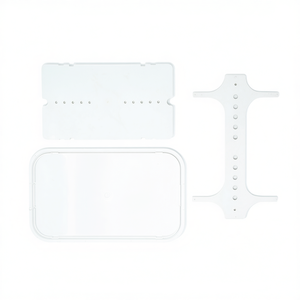 Kit de placa exterior para cisterna empotrada de 14 litros, 32,6 cm de ancho, 21,7 cm de largo, 5,2 cm de altura, accesorio para tanque de inodoro - Product Image 3