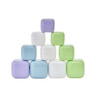Mini pots en plastique PP rechargeables de 20g et 30g, contenants d'échantillons de voyage pour lotion corporelle, huile nettoyante, crème et masque pour le visage, logo personnalisé