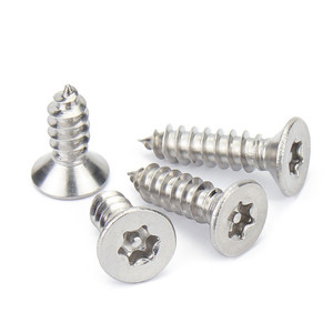 Tornillos autorroscantes Torx de cabeza plana de acero inoxidable 201 de alta resistencia M2.3 M2.6 M3 M4 M5 M6 con pasador, sistema de medición métrico - Product Image 4