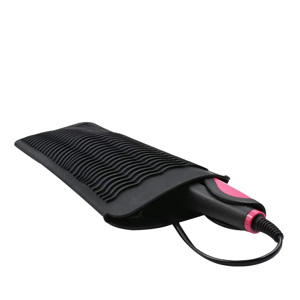 Silicone Heat Resistant Travel Mat PouchためCurling Iron Hair Straightener Multi機能NonのFlat Iron Hair Styling Tool