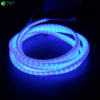 Tube d'éclairage diffuseur en silicone rond de 13 mm de diamètre, émettant 270 degrés, pour bandes LED de 5 mm, 5 V