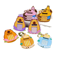 Porte-clés publicitaire en PVC, mini-lampe calculatrice, jouet labyrinthe pour enfants, motif koala mignon, style dessin animé, vente en gros