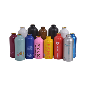 400ml Eco Friendly Reusable Drink Insulated Metal Custom Sports Aluminum Water Bottles with Buckle