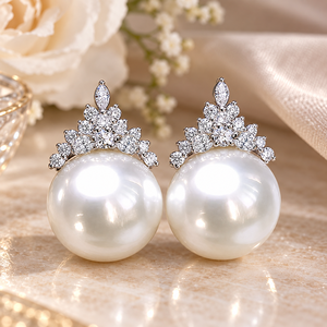 Orecchini a corona per donna, design semplice, accessori per l'orecchio da indossare tutti i giorni - Product Image 1