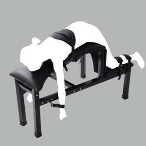 Mobilier sexuel pour adultes Chaise de position érotique avec menottes Poignets à la cheville Sangle <span class=keywords><strong>BDSM</strong></span> Bondage Restraint Sex Furniture Chair Sex Bench - Product Image 1