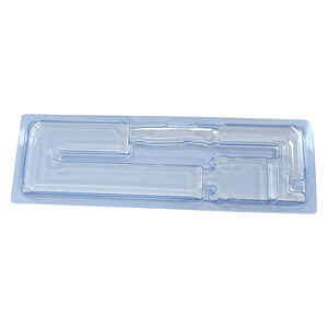 ถาดบรรจุภัณฑ์ PETG เกรดทางการแพทย์แบบปลอดเชื้อ  พร้อมโลโก้แบรนด์ตามสั่ง  ขึ้นรูปด้วยระบบสุญญากาศ  ที่วางเข็มฉีดยาแบบใช้แล้วทิ้ง - Product Image 2