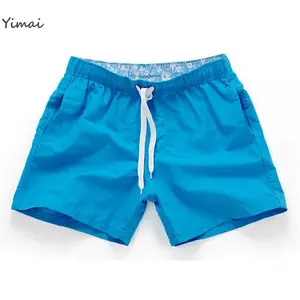 OEM Custom Men's High Quality Drawstring Swimsuit Beach Quick Drying Swimwear Trunks Shorts With Pockets For Men
