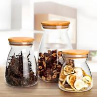 Apothekersglazen pot met brede opening, cilindrisch, grote capaciteit, voor pasta, noten, fruit, huishoudelijk gebruik, keukenopbergruimte