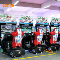 Machine de Jeu de Course Automobile Électronique d'Intérieur Outrun 32, Simulateur Vidéo d'Arcade à Monnayeur pour Centre de Loisirs, Kit de Vente