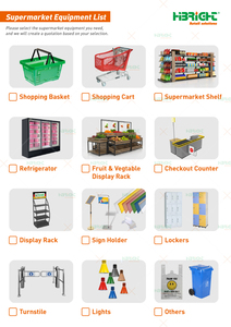 Kích thước tùy chỉnh thép siêu thị thanh toán truy cập với hữu ích không gian lưu trữ - Product Image 3