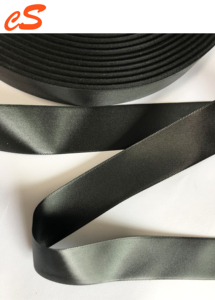 Tùy chỉnh màu đen satin Ribbon 100% polyester mặt duy nhất với hai mặt dệt cạnh hỗn hợp màu sắc tỏa sáng - Product Image 2