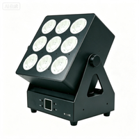 Projecteur mural LED COB RGBW STSLITE-9x50W, 9 yeux, matrice LED, lumière de scène DMX pour mariage, événement, club