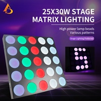 Luz LED de matriz 5x5 de fábrica AICPOSE, luz profesional para escenario, matriz LED DMX