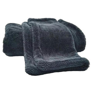 Toalla de secado de vidrio para coche, toalla trenzada de doble cara para secado de carrocerías, superabsorción de 1300 ~ 1500g/m², venta al por mayor - Product Image 1
