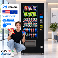 Distributeurs automatiques intelligents de petite taille de l'usine RUNYANG pour les articles de vente au détail, distributeur automatique de collations pour les aliments et les boissons