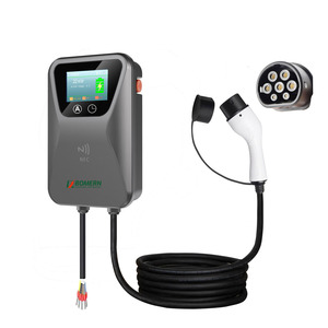 Chargeur mural AC pour véhicule électrique 7kW 11kW 22kW pour usage domestique, type 2, contrôle par application, sans écran - Product Image 3