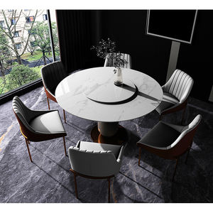 अनुकूलित संगमरमर के रूप में पत्थर के स्लैब गोल डाइनिंग टेबल दीवार बेसमेंट बाहरी लिविंग रूम बेडरूम लॉन्ड्री हॉल - Product Image 6