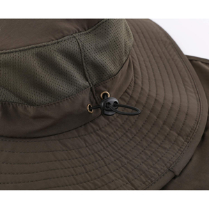 หมวกกันแดดสำหรับผู้ชายหมวกบักเก็ตตกปลากลางแจ้งมีที่คลุมคอหมวกกีฬา - Product Image 6