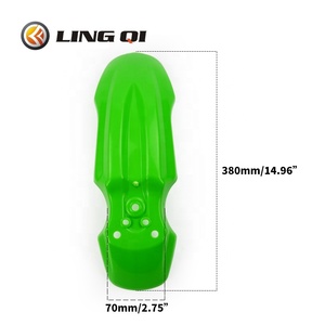 LING QI parafango ruota anteriore di accessori moto CRF50 parafanghi in plastica di ottima qualità per Dirt Pit <span class=keywords><strong>Bike</strong></span> - Product Image 2
