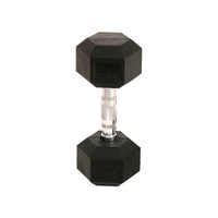 Ensemble d'Haltères Hexagonales en Caoutchouc 5-110 LB Direct Usine avec Support, Équipement de Musculation