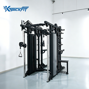 Máquina de Entrenamiento Funcional Multi-Gimnasio en Línea, Equipo de Ejercicio Multifuncional, Entrenador con Cable, Sistema de Poleas Dobles para Gimnasio - Product Image 3