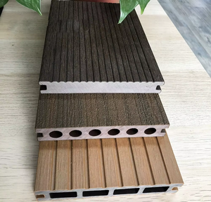 Le Decking extérieur en bois du plastique WPC d'anti temps couvre de tuiles le plancher pour le parc/lac/mer/piscine parquetant sur le marché du sud-est - Product Image 2