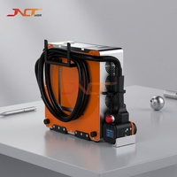 Machine de nettoyage au laser miniature 300W pour les coques de bateaux en bois, les rames, les quais et l'élimination de la moisissure et des taches sur les surfaces en bois marin.