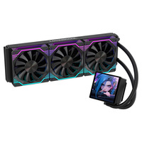 Refroidisseur d'eau OEM/ODM Lovingcool Factory pour CPU, refroidissement liquide DP-01 240MM 360MM, prend en charge la personnalisation GIF/MP4/la surveillance du matériel