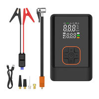 New Portable Tire Inflator Cordless ABS Jump Starter With Air Pump 8 in 1 14.8V Emergency Light for Car Bike Balls