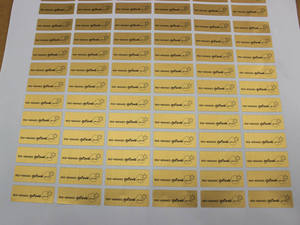 Étiquette de bouteille en verre double face amovible auto-adhésive imprimée en papier de haute qualité <span class=keywords><strong>et</strong></span> au meilleur prix - Product Image 3