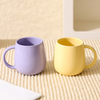 Tasse en grès de 16 oz à grande capacité, de luxe, compatible micro-ondes, avec logo personnalisé, pour café, usage domestique, bureau et cadeau, vente en gros
