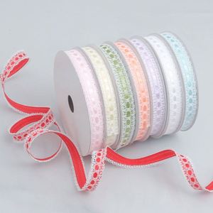 High Quality Eco-Friendly Polyester Handmade DIY Embroidery Colorful Mesh Webbing Bow for Birthday Cake Gift Decoration Handmade - Product Image 1