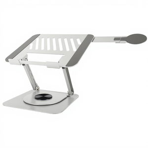 Support d'ordinateur portable ergonomique rotatif à 360 degrés 2026, robuste et réglable, avec support pour téléphone portable - Product Image 1