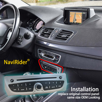 Panneau de commande de style OEM pour contrôler l'écran Android pour RENAULT Mégane 3 2008-2014 pour RENAULT Fluence 2013-2016 Lecteur vidéo de voiture
