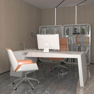 โต๊ะทำ<span class=keywords><strong>งาน</strong></span>ไม้เรียบง่ายสำหรับผู้บริหาร ซีอีโอ หรือหัวหน้า พร้อมผิวเคลือบเงา - Product Image 6