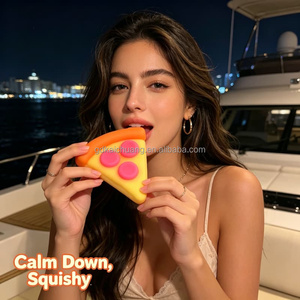 Pizza Elastica Sensoriale Squishy Blind Box Morbida Giocattolo Antistress da Spremere per Donne, Portatile, per il Relax Quotidiano e la Decompressione, Regalo - Product Image 5
