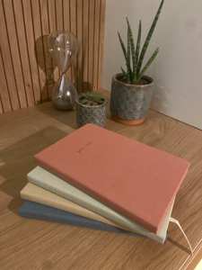 LABON Professional Custom Dickes Papier Tagebuch Hardcover <span class=keywords><strong>Notebook</strong></span> Umwelt freundliches minimalist isches Leinen Stoff Cover Book A5 <span class=keywords><strong>Notebook</strong></span> - Product Image 2