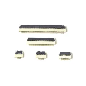 Pcb Connector Pitch 0.5mm H1.0mm 4/6/8/26pin Top Bottom Contact Horizontal Vertical Zif Lcd Fpc Ffc Connector